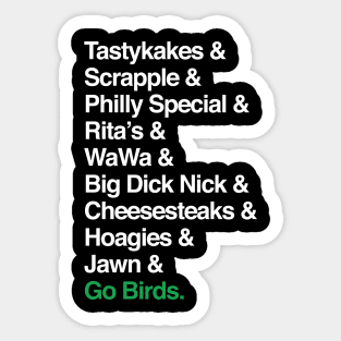 Go Birds. (Only Philly people understand) T-Shirt Sticker